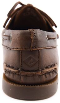 Sperry Authentic 2 Eye Boot Leren Dames Midden Bruin Boot Schoenen - EU 42 / UK 8