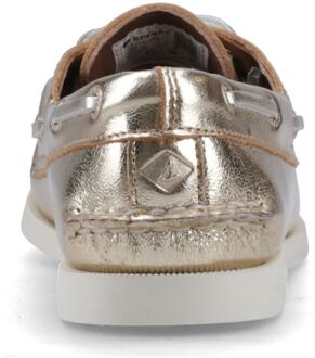 Sperry Authentic 2 Eye Dames Gouden Bootschoenen Van Leer - EU 36.5 / UK 3.5