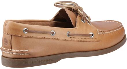 Sperry Authentic 2 Eye Leather Heren Bootsschoenen in Nootmuskaat Bruin - EU 40.5 / UK 7