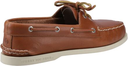 Sperry Authentic 2 Oog Leren Heren Tan Bootsschoenen Bruin - EU 39/ UK 6