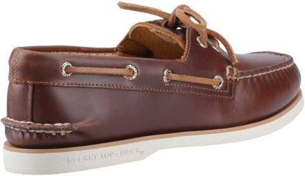Sperry Authentic Gold Cup Leren Heren Bootschoenen In Het Bruin - maat