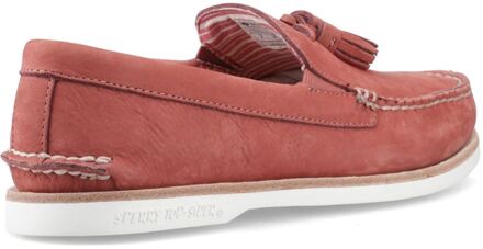 Sperry Authentic Original Heren Rode Leren Loafers Rood - EU 40.5 / UK 7