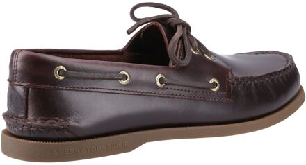 Sperry Authentieke 2 Oog Leer Heren Amaretto Bootschoenen Bruin - EU 43 / UK 9