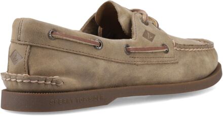 Sperry Authentieke 2 Oog Leer Heren Tan Bootsschoenen Bruin - EU 44 / UK 9.5