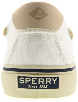 Sperry Helm 2-Eye Textiel Heren Witte Bootsschoenen - EU 44.5 / UK 10