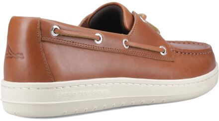 Sperry Strake 2-Oog Boten Leer Heren Open Tan Bootsschoenen Bruin - EU 43 / UK 9