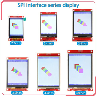 SPI serial port seriesctouch 2.2/2.4/2.8/3.2/3.5/4.0 inch TFT LCD screen module for Arduino stm32 Development Board