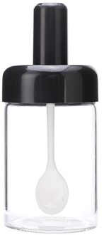 Spice Fles Kruiden Doos Keuken Spice Opslag Fles Potten Transparant Glas Kruiden Pot Specerij Opslag met Lepel G229168A