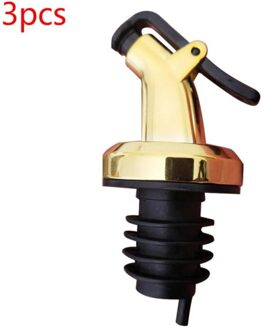 Spice Fles Stopper Lekvrije Wijn Stop Fles Cap Wijn Schenktuit Stopper Dispenser Olijfolie Sproeier Keuken Tool 3stk