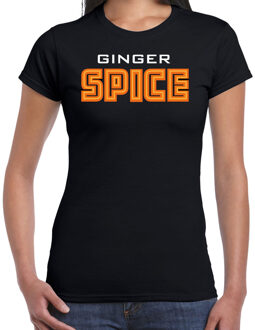 spice girls t-shirt dames - ginger spice -oranje -carnaval/90s party themafeest S