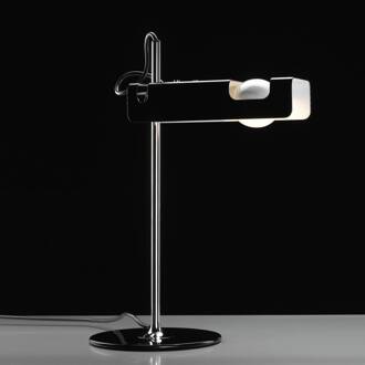 Spider - horizontale tafellamp, zwart chroom