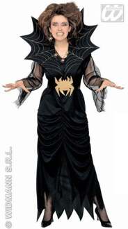 Spider Lady griezel kostuum vrouw Zwart