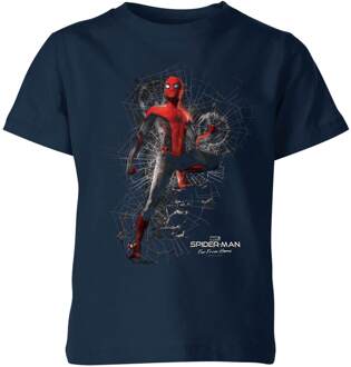 Spider-Man: Far From Home Upgraded Suit kinder t-shirt - Navy - 110/116 (5-6 jaar)