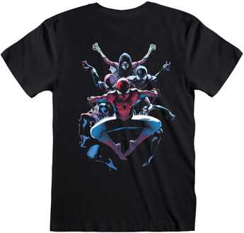 Spider-Man T-Shirt Spiderverse Back Size M