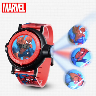 Spiderman Kids Watches Projection Cartoon Pattern Digital Child watch For Boys Girls LED Display Clock Relogio MARVEL Hero Time