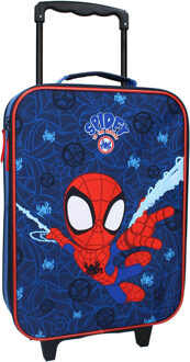 Spiderman Vadobag Spider-Man Boundless reiskoffer/trolley - blauw - 42 x 32 x 11 cm - voor kinderen