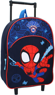 Spiderman Vadobag Spider-Man Kindness reiskoffer/trolley - blauw - 33 x 25 x 11 cm - voor kinderen