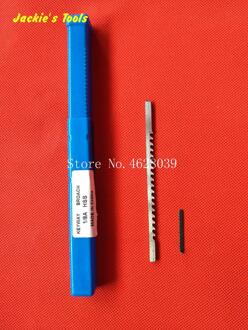 Spiebaan Broach 1/8 "Inch Een Push Type Hoge Snelheid Staal Hss Snijgereedschap Voor Cnc Kotteren Machine Metaalbewerking