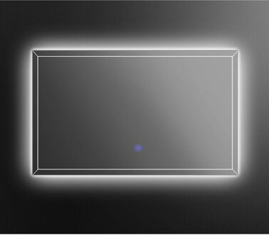 Spiegel Furore LED - 100 x 60 cm Wit