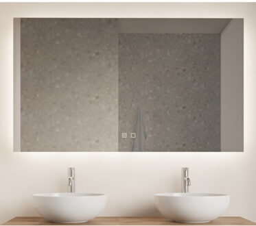 Spiegel Gliss Design Backlight LED Verlichting 140cm En Spiegelverwarming