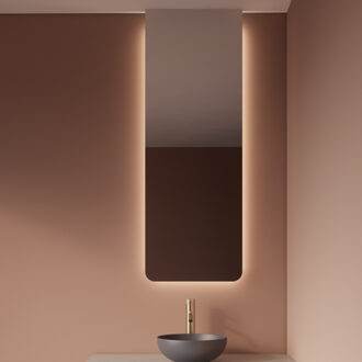 Spiegel Gliss Design Lucis met LED verlichting en Verwarming 50x120 cm