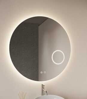 Spiegel Gliss Design Sol Rond 60cm Met LED Met Spiegelverwarming Verlichting En Spiegelverwarming