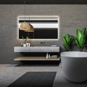 Spiegel Gliss Design Style Framework 11 mm LED Verlichting 120cm