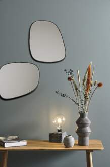 Spiegel H 50 x B 42 cm - Zwart