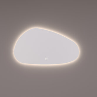 Spiegel Hipp Design SPV 13600 Organisch Links 180x100 cm Met Verlichting Incl. Spiegelverwarming