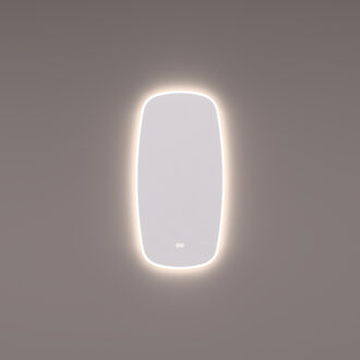 Spiegel Hipp Design SPV 19000 Deens Ovaal 45x90 cm Met Verlichting Incl. Spiegelverwarming