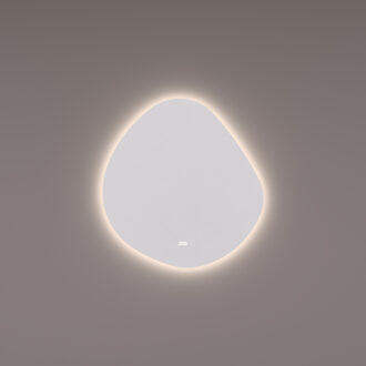 Spiegel Hipp Design SPV 20000 Organisch 60x63 cm Met Verlichting Incl. Spiegelverwarming