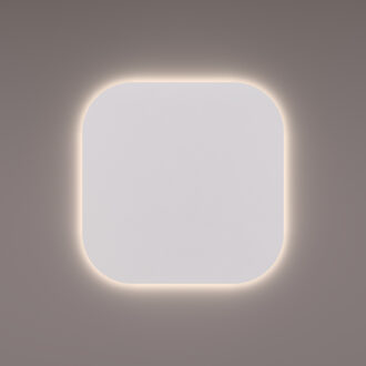 Spiegel Hipp Design SPV B01 Rechthoek 100x100 cm Met Verlichting Incl. Spiegelverwarming
