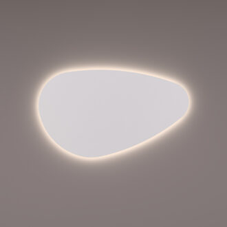 Spiegel Hipp Design SPV B03 Organisch 120x70 cm Met Verlichting Incl. Spiegelverwarming