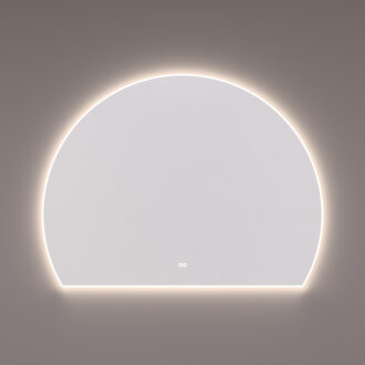Spiegel Hipp Design SPV SL Halfrond 120x113 cm Met Verlichting Incl. Spiegelverwarming