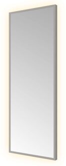 Spiegel Hotbath &MORE 80x30 cm LED-Verlichting Rechthoek Geborsteld Gunmetal