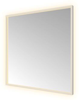 Spiegel Hotbath &MORE 80x80 cm LED-Verlichting Spiegelverwarming Vierkant RVS
