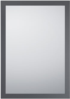 Spiegel - Livion Tiel - Wandspiegel - 48x68cm - MDF - Antraciet