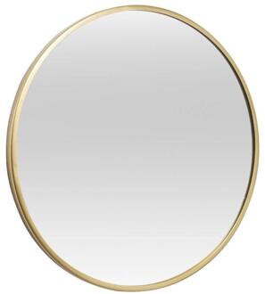 Spiegel Madrid - Metaal - Ø40 Cm - Metaal/Glas - Goudkleurig