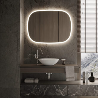 Spiegel Martens & Meijer Paris 140x80 Cm Met Indirecte Verlichting Rondom En Spiegelverwarming