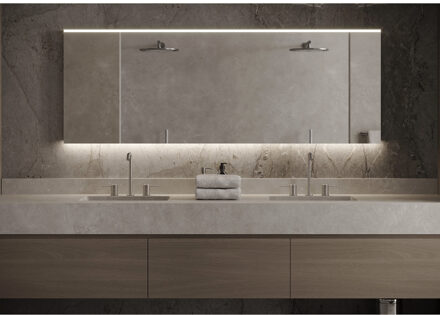 Spiegel Martens & Meijer Praag 140x70 Cm Met Indirecte En Direct Verlichting En Spiegelverwarming