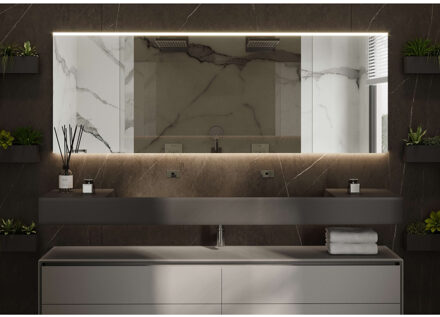 Spiegel Martens & Meijer Praag 160x70 Cm Met Indirecte En Direct Verlichting En Spiegelverwarming