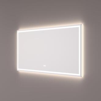 spiegel met Indirecte en Directe LED Baan Rondom 60 x 70 x 3 cm + Spiegelverwarming + Touch Dimmer + Kleurenwissel