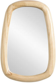Spiegel Moma Naturel Recht - 30x20 Cm - Hout - Bruin - 2.5x20x30 Cm