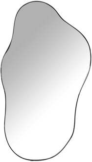 Spiegel organic - zwart - 80x45 cm