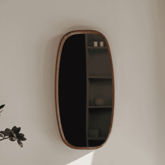 Spiegel 'Rania' Rubberhout, 80 x 40cm - 80 x 40 cm