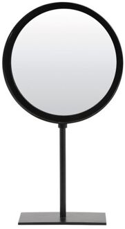 Spiegel rond 25x10x45 cm LURI mat zwart