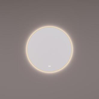 spiegel Rond met Indirecte LED Rondom 120 x 3 cm met Touch Dimmer Spiegelverwarming Kleurenwissel