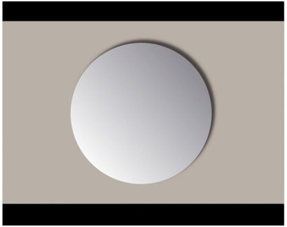 Spiegel Rond Sanicare Q-mirrors Zonder Omlijsting 100 cm PP Geslepen