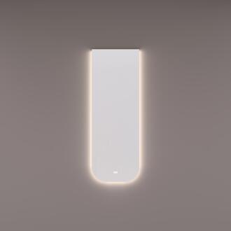 spiegel Sun-Line Plafond Ovaal-Recht met Indirecte LED Verlichting Rondom Zijdelings - 50 x 140 cm - Spiegelverwarming - Kleurenwissel - Touchdimmer