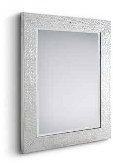 Spiegel - Trion Alisa - 55x70cm - Wandspiegel in Frame - Zilver Zilverkleurig